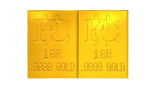 Snappable gold bar - snappable, .9999